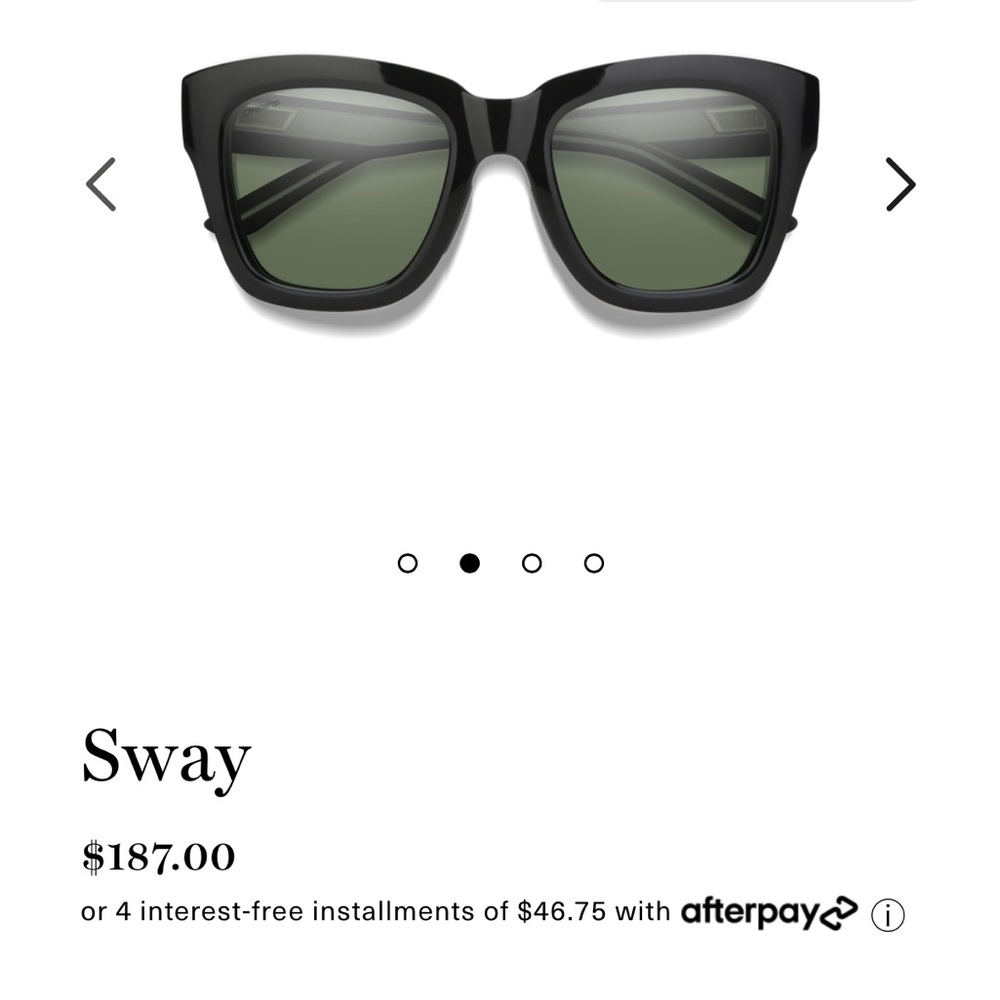 SMITH Sway Chromopop black shine lens